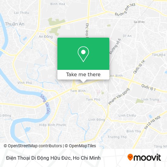 Điện Thoại Di Động Hữu Đức map