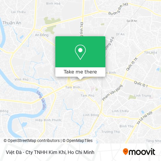 Việt Đà - Cty TNHH Kim Khí map