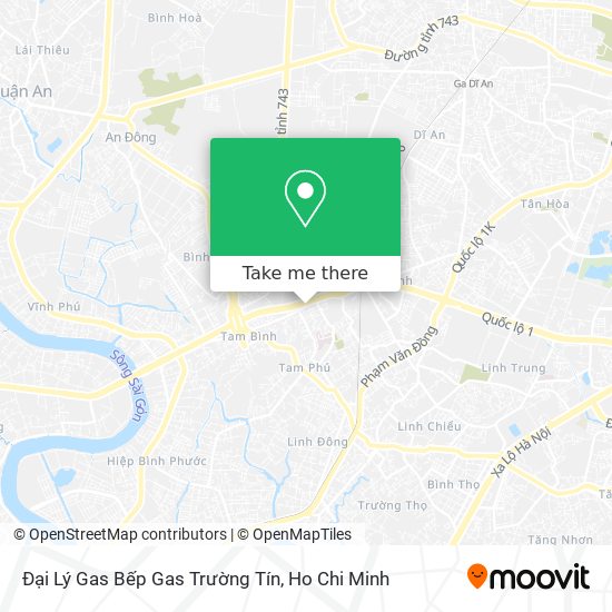 Đại Lý Gas Bếp Gas Trường Tín map