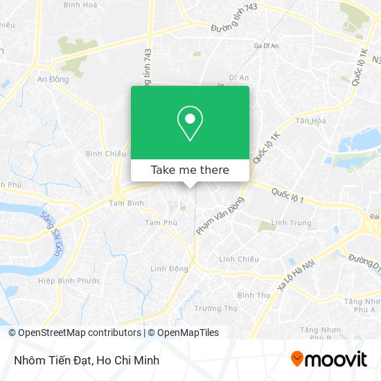 Nhôm Tiến Đạt map