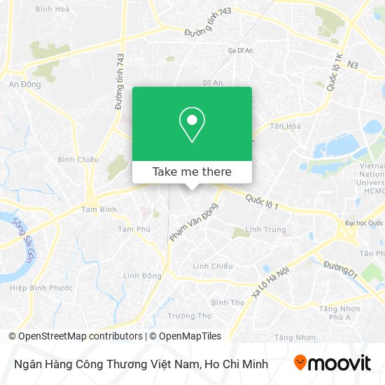 Ngân Hàng Công Thương Việt Nam map