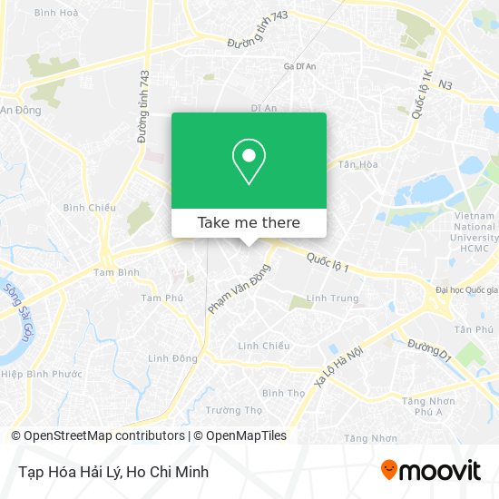 Tạp Hóa Hải Lý map