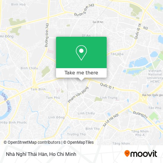 Nhà Nghỉ Thái Hàn map