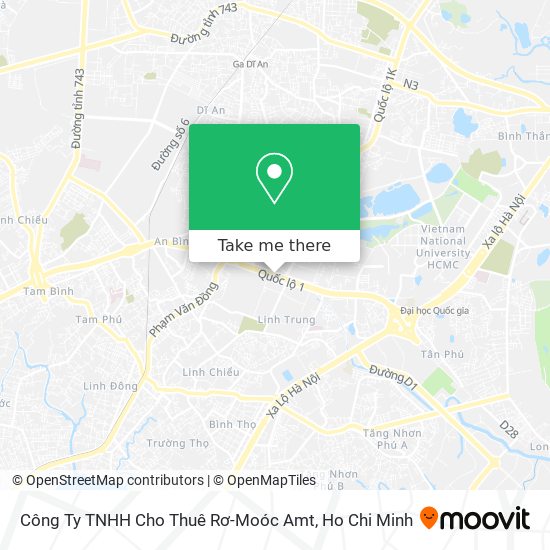 Công Ty TNHH Cho Thuê Rơ-Moóc Amt map