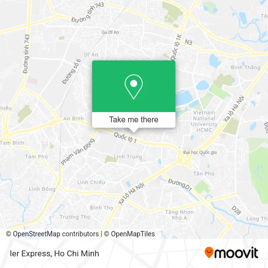 Ier Express map