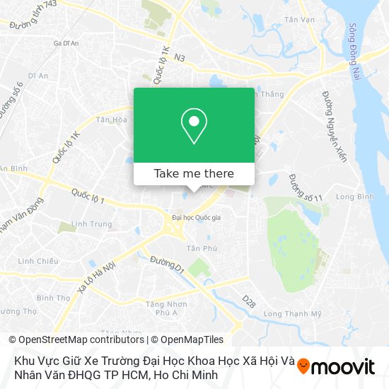 Khu Vực Giữ Xe Trường Đại Học Khoa Học Xã Hội Và Nhân Văn ĐHQG TP HCM map