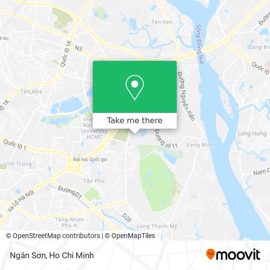 Ngân Sơn map