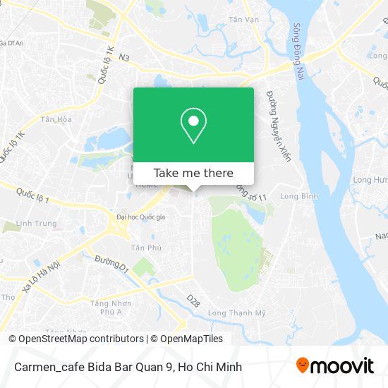 Carmen_cafe Bida Bar Quan 9 map