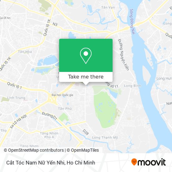 Cắt Tóc Nam Nữ Yến Nhi map