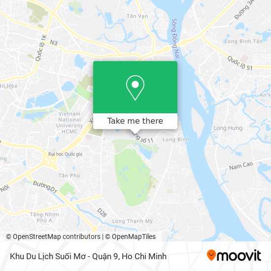 Khu Du Lịch Suối Mơ - Quận 9 map