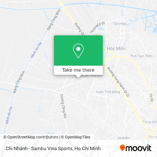 Chi Nhánh - Sambu Vina Sports map