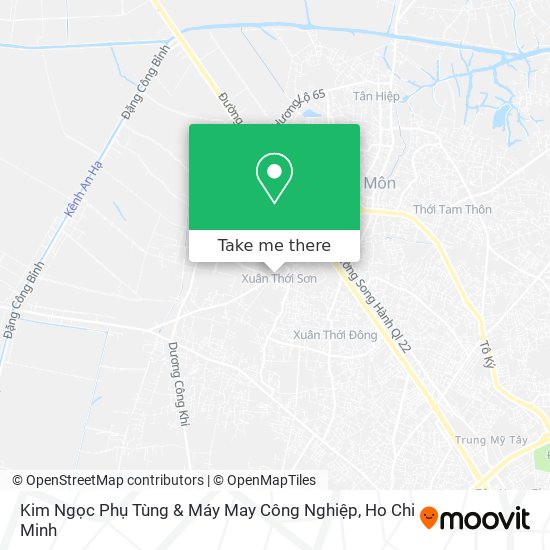 Kim Ngọc Phụ Tùng & Máy May Công Nghiệp map