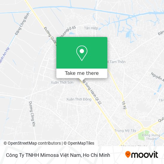 Công Ty TNHH Mimosa Việt Nam map