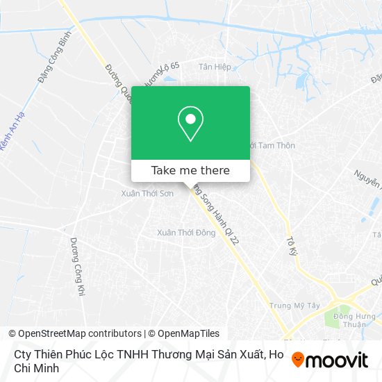 Cty Thiên Phúc Lộc TNHH Thương Mại Sản Xuất map