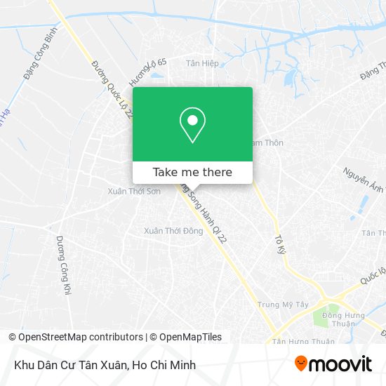 Khu Dân Cư Tân Xuân map