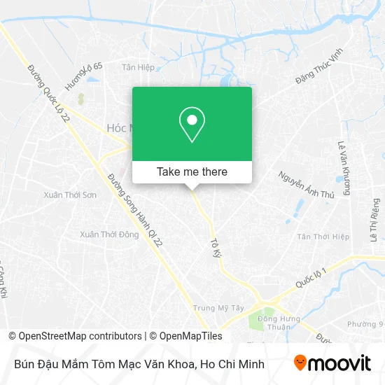 Bún Đậu Mắm Tôm Mạc Văn Khoa map