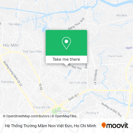 Hệ Thống Trường Mầm Non Việt Đức map