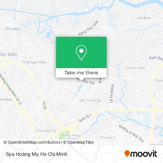 Spa Hoàng My map