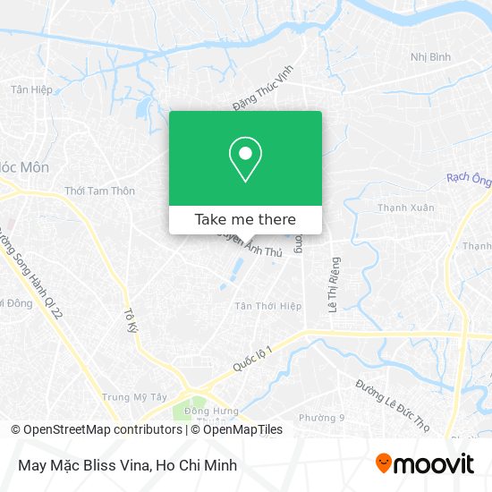 May Mặc Bliss Vina map