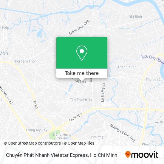 Chuyển Phát Nhanh Vietstar Express map