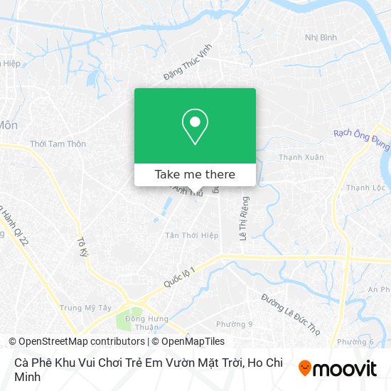 Cà Phê Khu Vui Chơi Trẻ Em Vườn Mặt Trời map