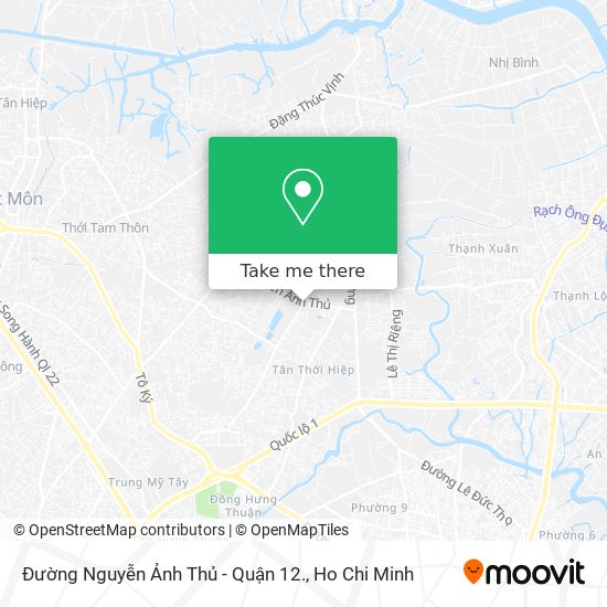 Đường Nguyễn Ảnh Thủ - Quận 12. map