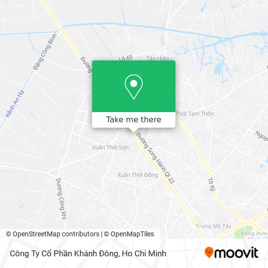 Công Ty Cổ Phần Khánh Đông map