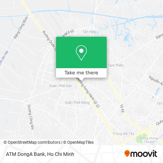 ATM DongA Bank map