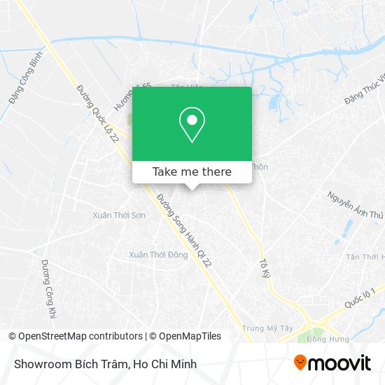 Showroom Bích Trâm map