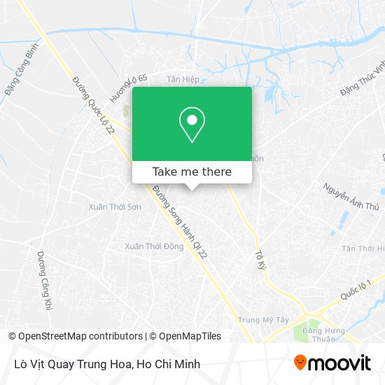 Lò Vịt Quay Trung Hoa map