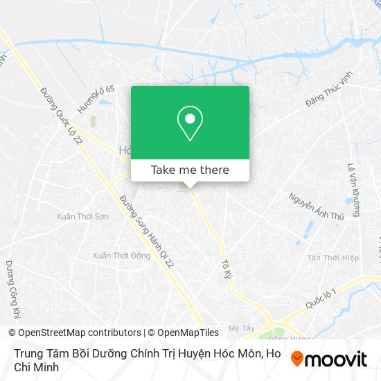 Trung Tâm Bồi Dưỡng Chính Trị Huyện Hóc Môn map