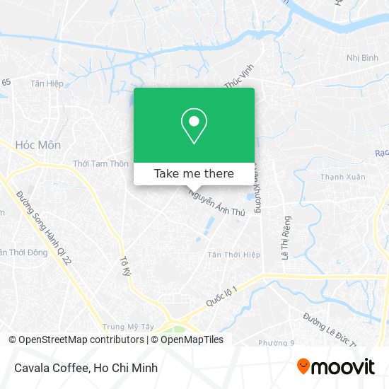 Cavala Coffee map