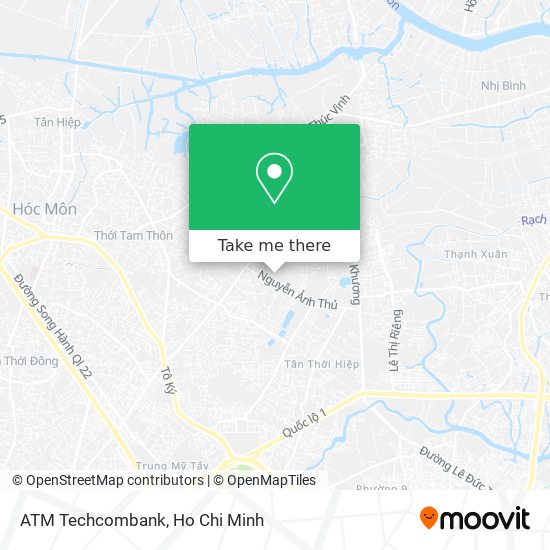 ATM Techcombank map