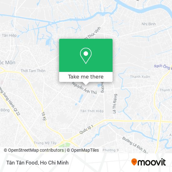 Tân Tân Food map