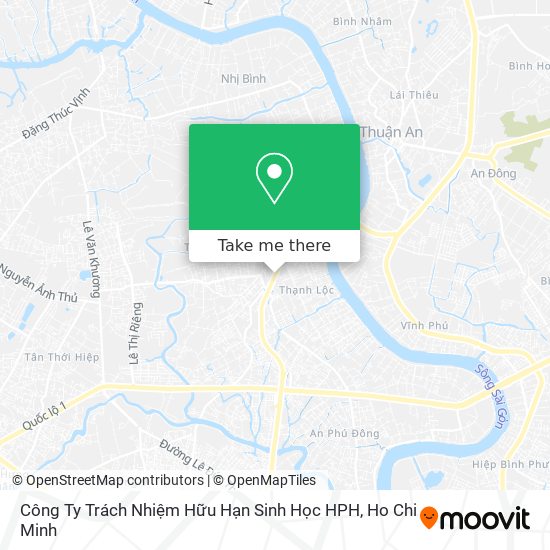 Công Ty Trách Nhiệm Hữu Hạn Sinh Học HPH map