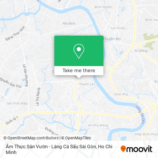 Ẩm Thực Sân Vườn - Làng Cá Sấu Sài Gòn map