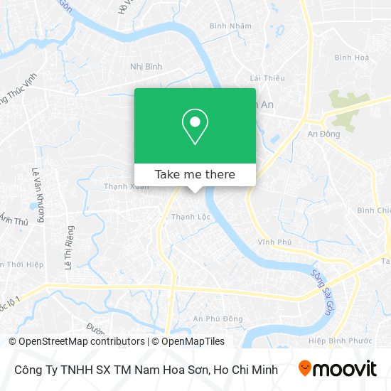 Công Ty TNHH SX TM Nam Hoa Sơn map