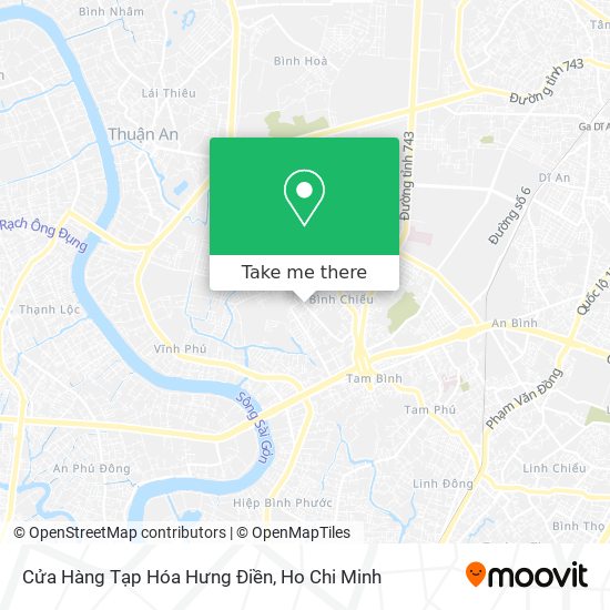 Cửa Hàng Tạp Hóa Hưng Điền map