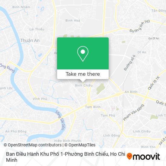 Ban Điều Hành Khu Phố 1-Phường Bình Chiểu map