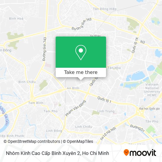 Nhôm Kính Cao Cấp Bình Xuyên 2 map