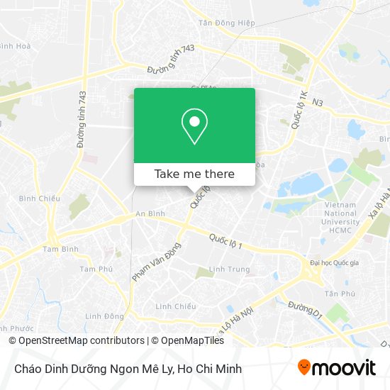 Cháo Dinh Dưỡng Ngon Mê Ly map