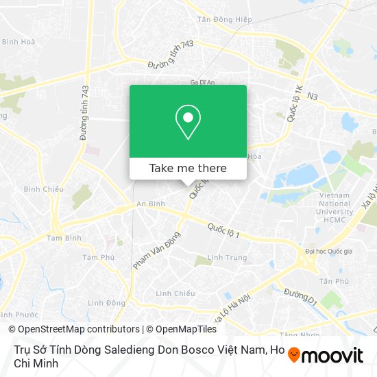 Trụ Sở Tỉnh Dòng Saledieng Don Bosco Việt Nam map