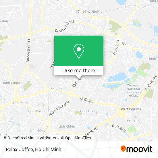 Relax Coffee map