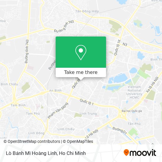 Lò Bánh Mì Hoàng Linh map