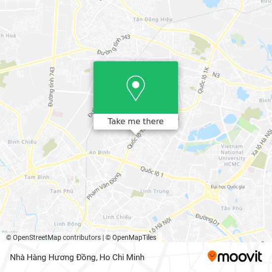 Nhà Hàng Hương Đồng map