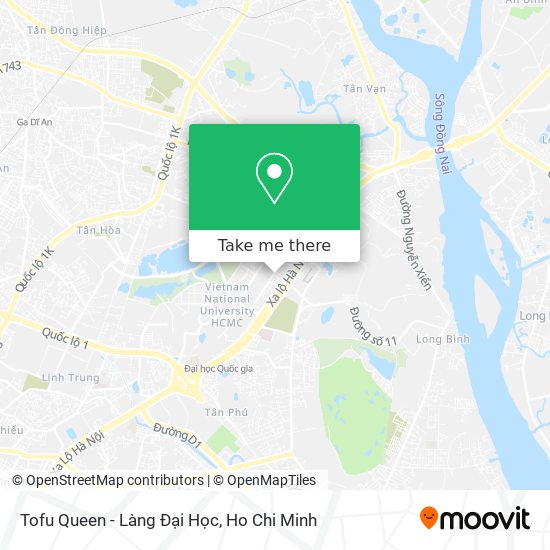 Tofu Queen - Làng Đại Học map