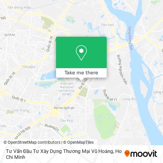 Tư Vấn Đầu Tư Xây Dựng Thương Mại Vũ Hoàng map