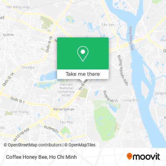 Coffee Honey Bee map