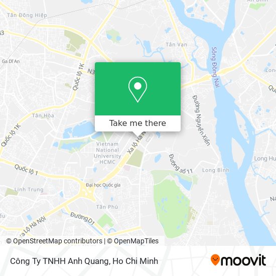 Công Ty TNHH Anh Quang map