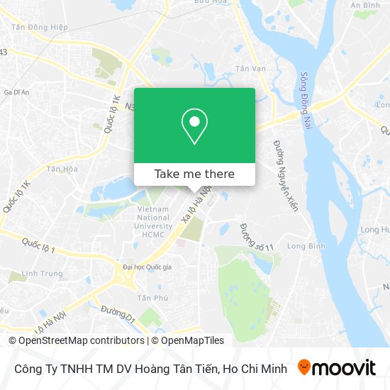 Công Ty TNHH TM DV Hoàng Tân Tiến map